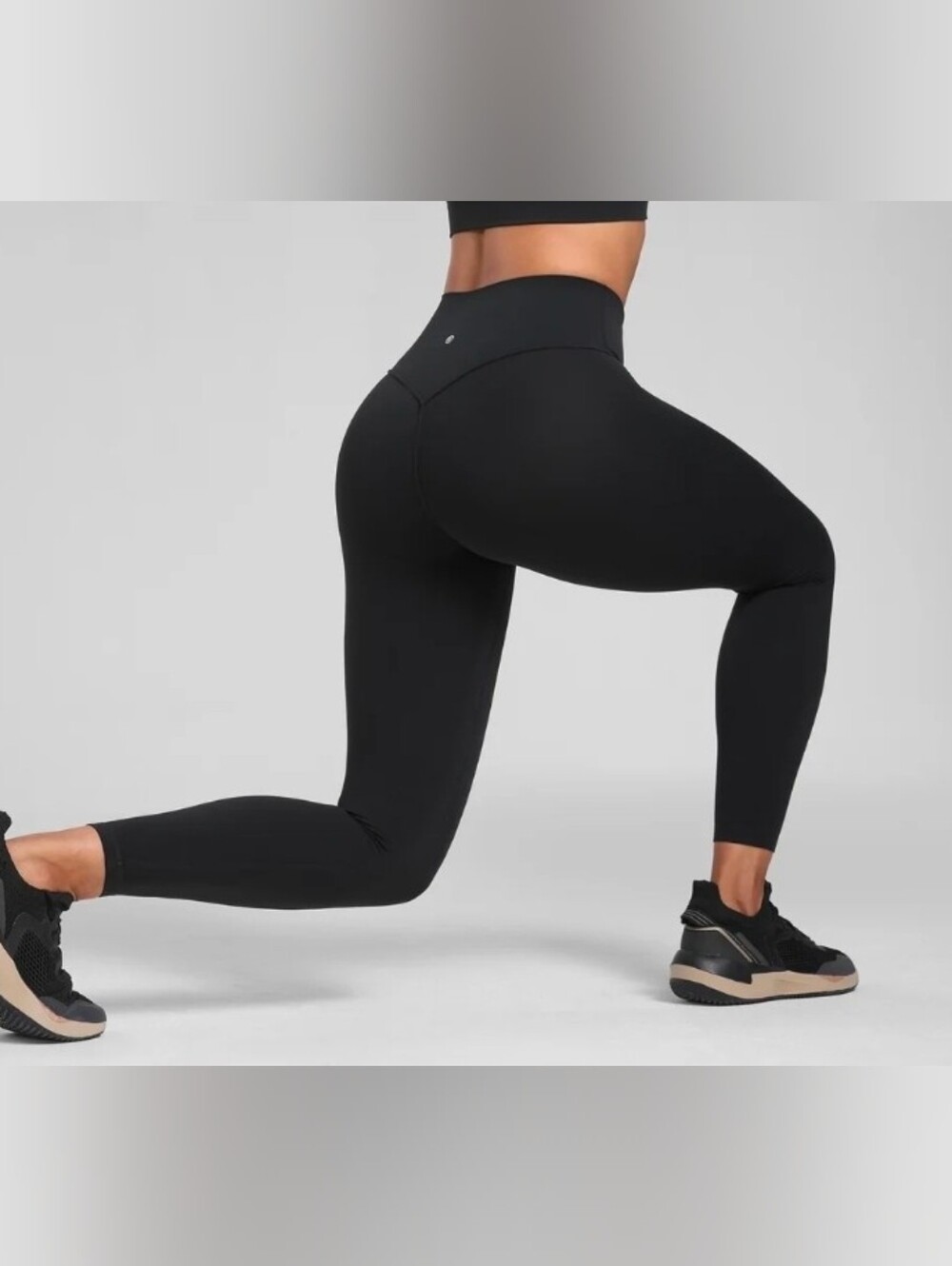 Crz Yoga Booty Scrunch High-Rise Black Sculpting Leggings Sz M
